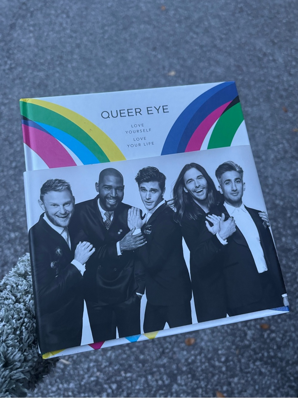 QUEER EYE Love yourself Love life Hardcover Book - Colorful Rainbow Cover